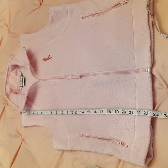 Columbia pink breast cancer-awareness fleece vest - Picture 9 of 9